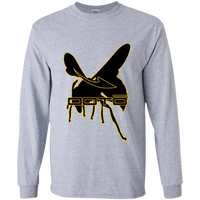 Thumbnail for OOTO - DASH AND HORNET BLACK G540B Youth LS T-Shirt - 6 COLORS -