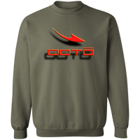 Thumbnail for OOTO - DASH AND SHADOW 3D EFFECT - G180 Crewneck Pullover Sweatshirt - 10 COLORS -