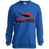 Thumbnail for OOTO - DASH AND SHADOW - 3D EFFECT - PC90Y Youth Crewneck Sweatshirt - 2 COLORS -