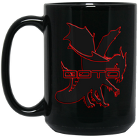 Thumbnail for OOTO - DASH AND DRAGON - BM15OZ 15 oz. Black Mug - 1 COLOR -