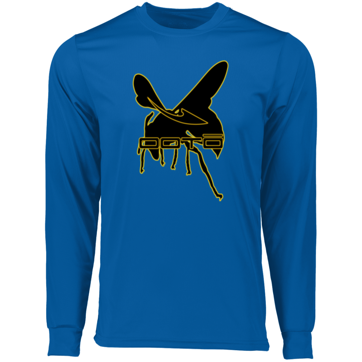 DASH AND HORNET BLACK - 788 Long Sleeve Moisture-Wicking Tee - 6 COLORS -