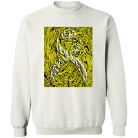 Thumbnail for OOTO - GLYPHIC EN YELLOWED MESS HALTED PHASE X 2 - W YMB G180 Crewneck Pullover Sweatshirt - 4 COLORS -