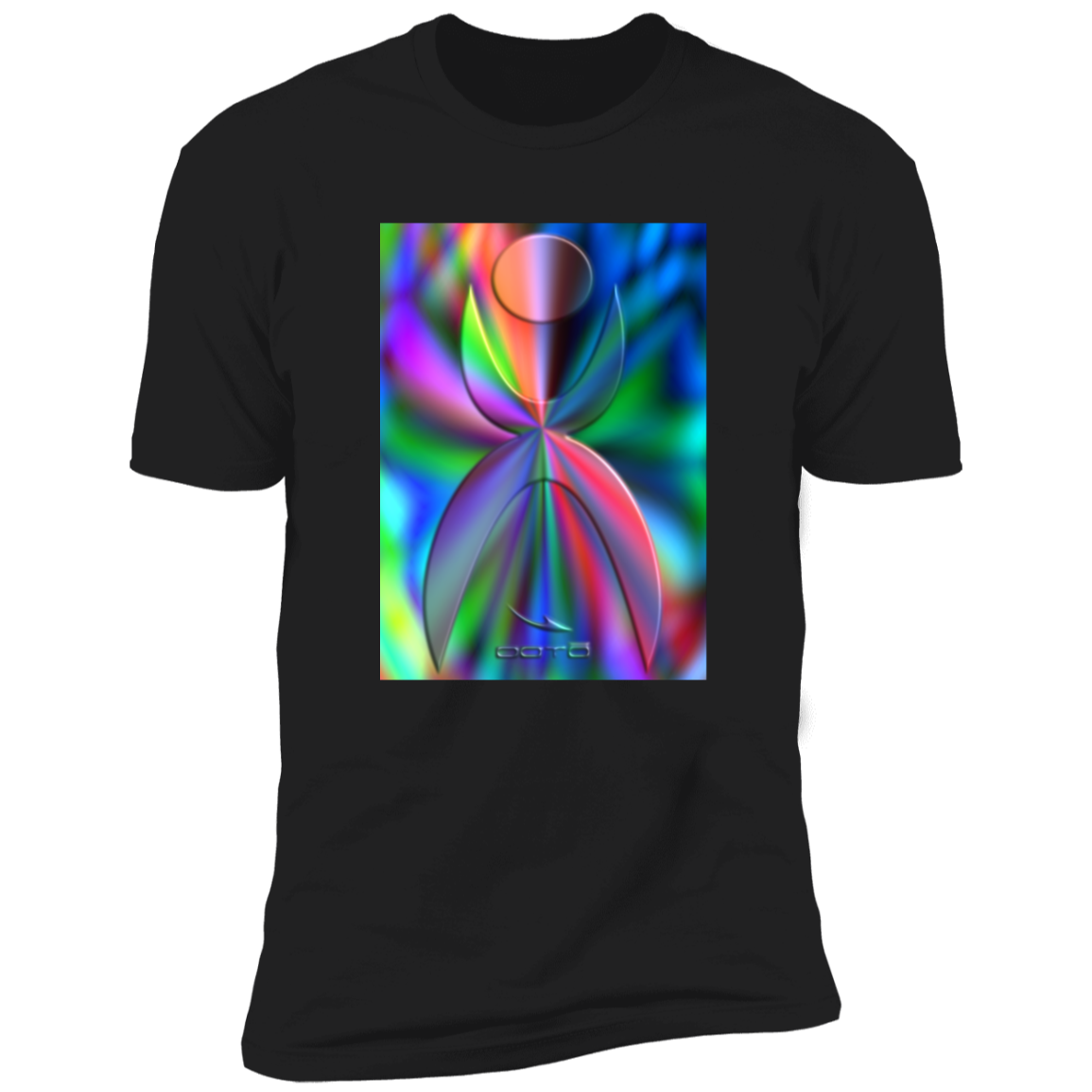 GLYPHIC EN GLASS PRISMATIC - NL3600 Premium Short Sleeve T-Shirt - 8 COLORS -