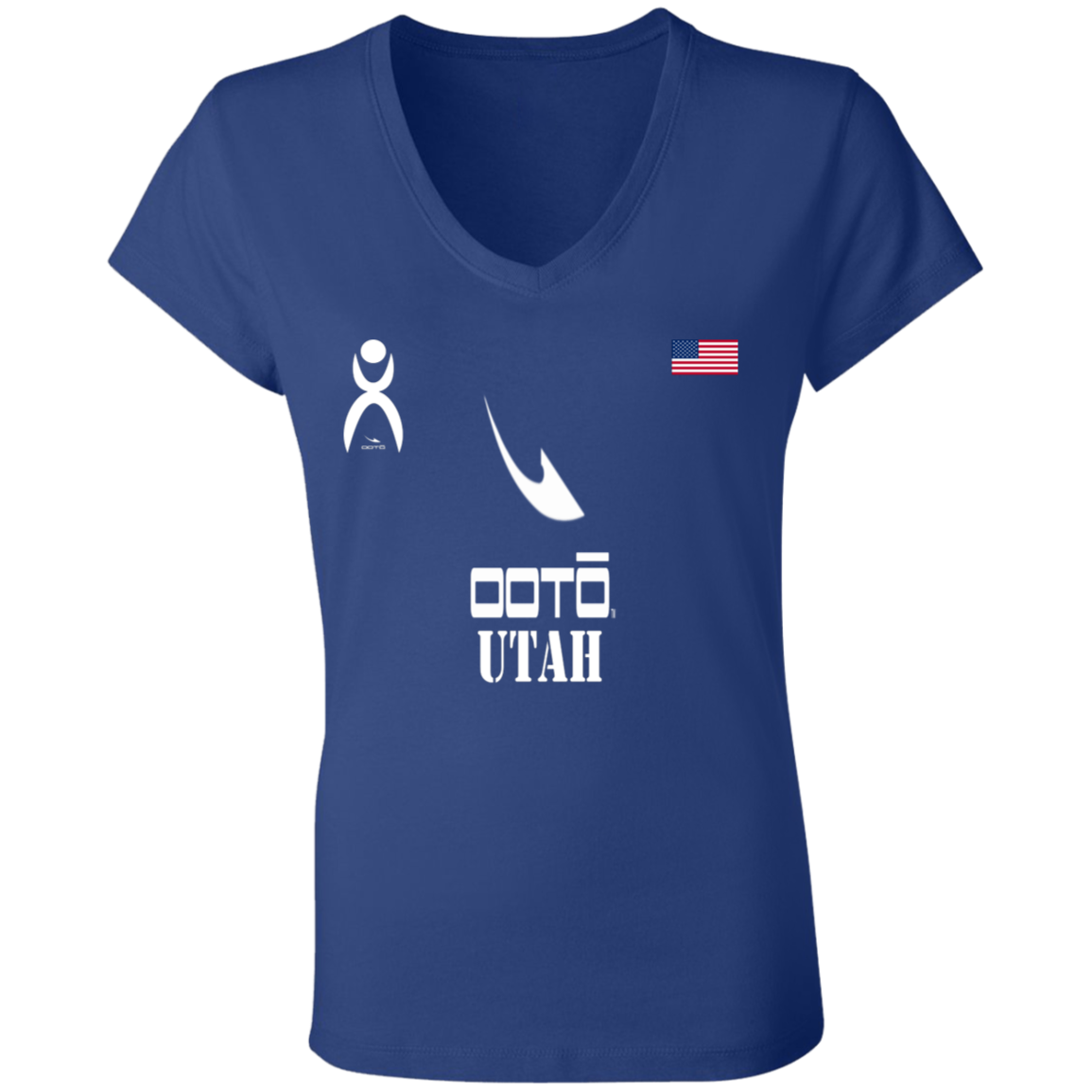 OOTO - UTAH - B6005 Ladies' Jersey V-Neck T-Shirt - 6 COLORS -