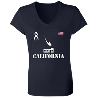 Thumbnail for OOTO - CALIFORNIA - B6005 Ladies' Jersey V-Neck T-Shirt - 6 COLORS -