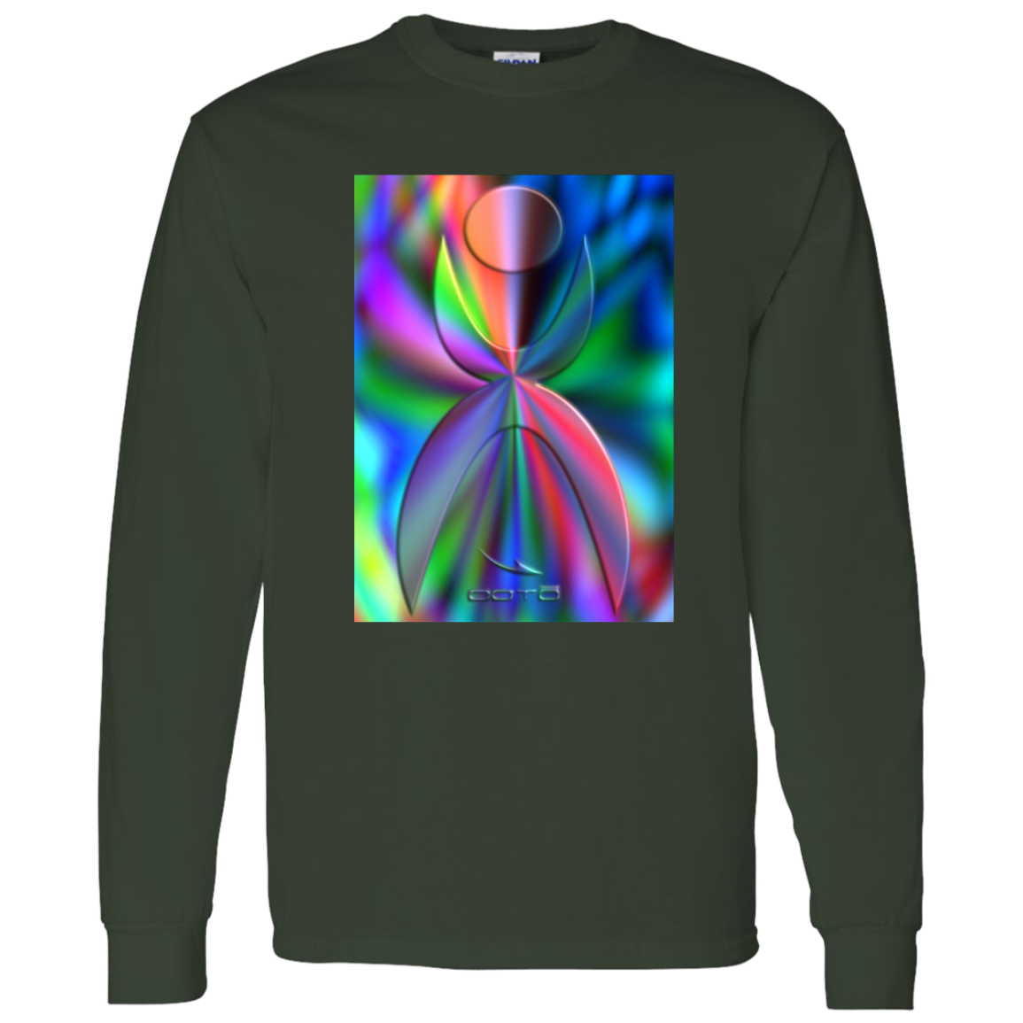 GLYPHIC EN GLASS PRISMATIC - G540 LS T-Shirt 5.3 oz. - 9 COLORS -