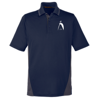 Thumbnail for OOTO - BIG STEPPIN GLYPHIC - SM M386 Harriton Flash Plus IL Colorblock Polo - 5 COLORS -