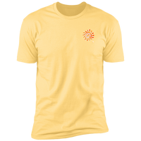 Thumbnail for PAINTED SUN WITH BIG STEPPIN GLYPHIC - NL3600 Premium Short Sleeve T-Shirt - 12 COLORS -