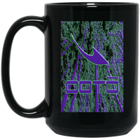 Thumbnail for OOTO - DASH EN EERIE TREES PURPLE BM15OZ 15 oz. Black Mug - 1 COLOR -