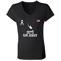 Thumbnail for OOTO - NEW JERSEY - B6005 Ladies' Jersey V-Neck T-Shirt - 6 COLORS -