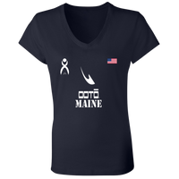 Thumbnail for OOTO - MAINE - B6005 Ladies' Jersey V-Neck T-Shirt - 6 COLORS -