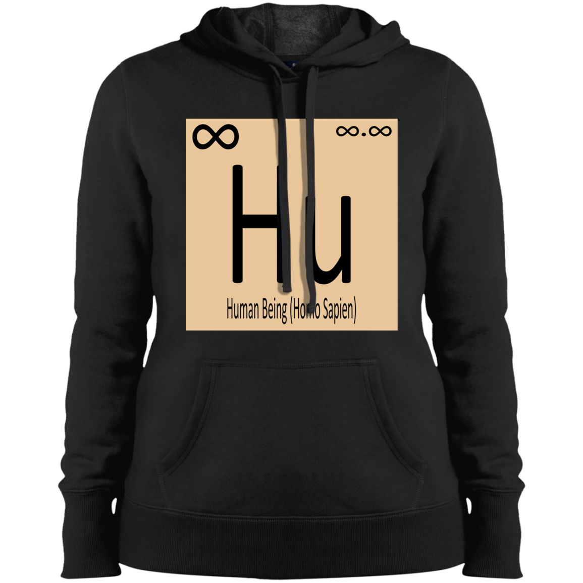 OOTO - The Human Element - (One Race Human) - LST254 Ladies' Pullover Hooded Sweatshirt - 1 COLOR -