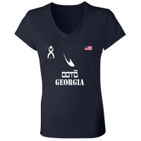 Thumbnail for OOTO - GEORGIA - B6005 Ladies' Jersey V-Neck T-Shirt - 6 COLORS -