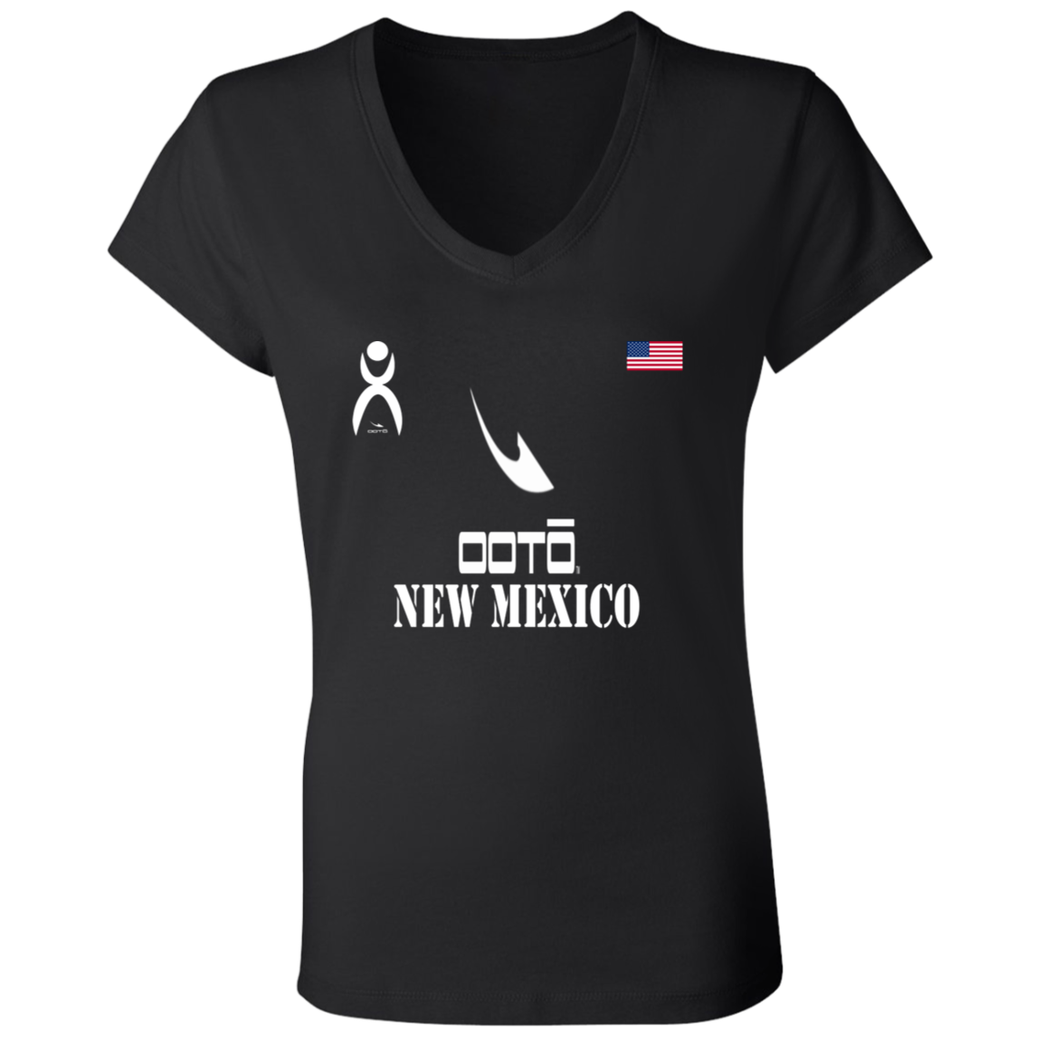 OOTO - NEW MEXICO - B6005 Ladies' Jersey V-Neck T-Shirt - 6 COLORS -