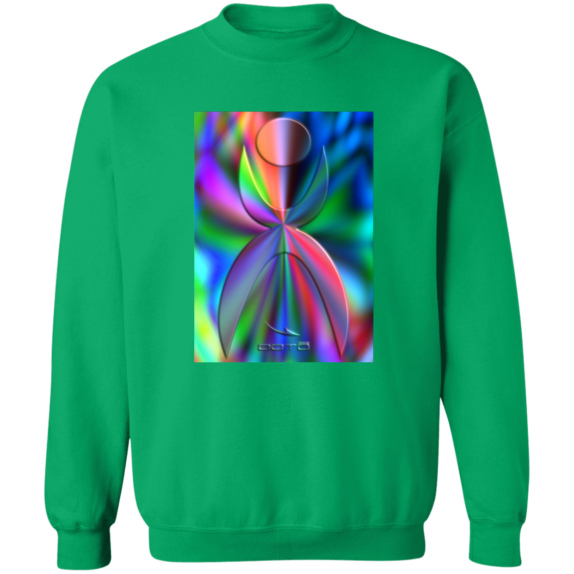 GLYPHIC EN GLASS PRISMATIC - G180 Crewneck Pullover Sweatshirt - 9 COLORS -