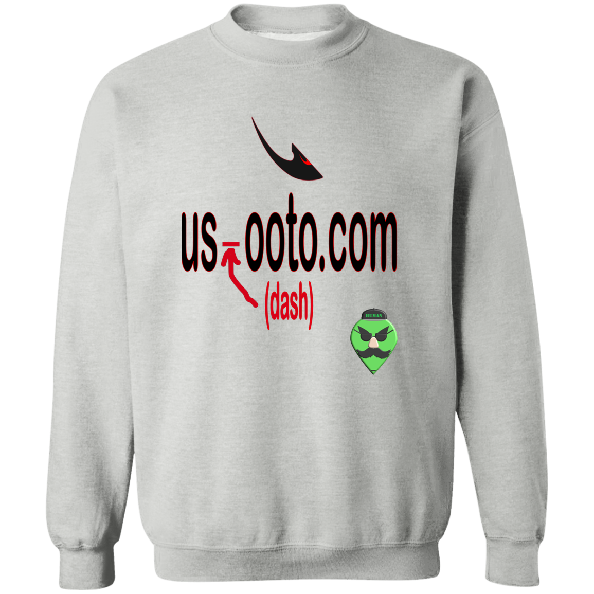 WEBSITE - us-ooto.com WITH AL - G180 Crewneck Pullover Sweatshirt - 9 COLORS -