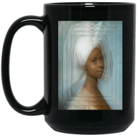 Thumbnail for OOTO - YOUNG SWISS WOMAN X ARTIST UNKNOWN / CIRCA 1800 - BM15OZ 15oz Black Mug - 1 COLOR -