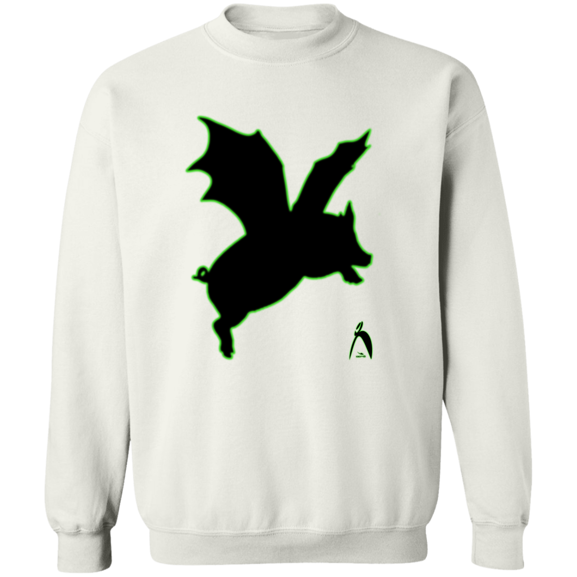 OOTO - THE DREADED PIG BAT (WILBUR STRIKES) - G180 Crewneck Pullover Sweatshirt - 2 COLORS -