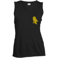 Thumbnail for DASH AND EAGLE - LST352 Ladies' Sleeveless V-Neck Performance Tee - 3 COLORS -