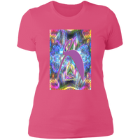 Thumbnail for GLYPHIC BIG STEPPIN OVER PLASMATIC NEON - NL3900 Ladies' Boyfriend T-Shirt - 10 COLORS -