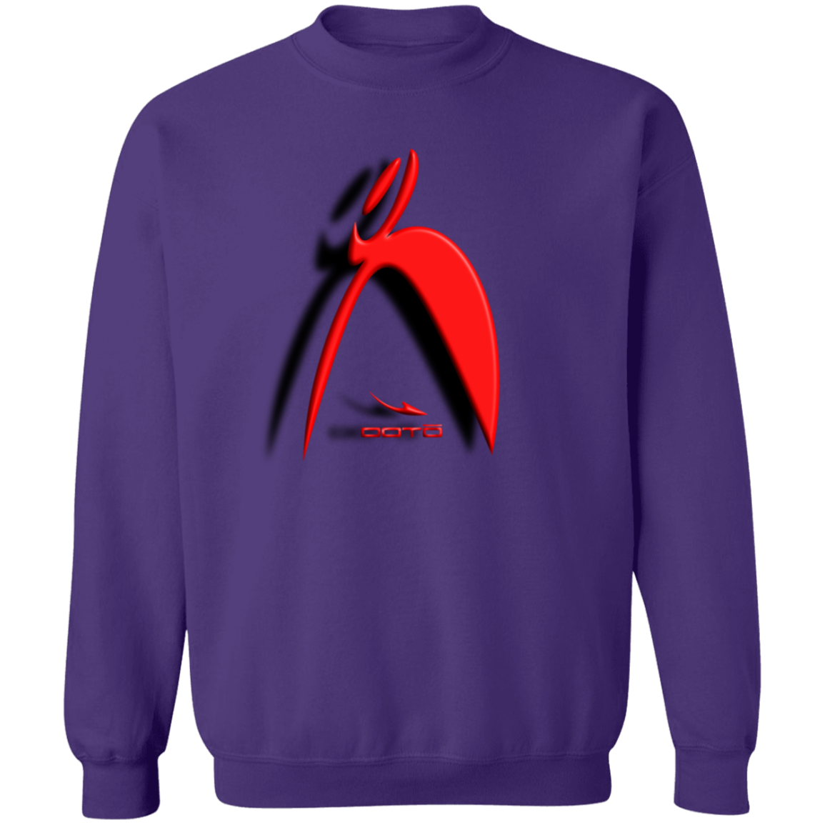 OOTO - BIG STEPPIN GLYPHIC AND SHADOW 3D EFFECT - G180 Crewneck Pullover Sweatshirt - 10 COLORS -