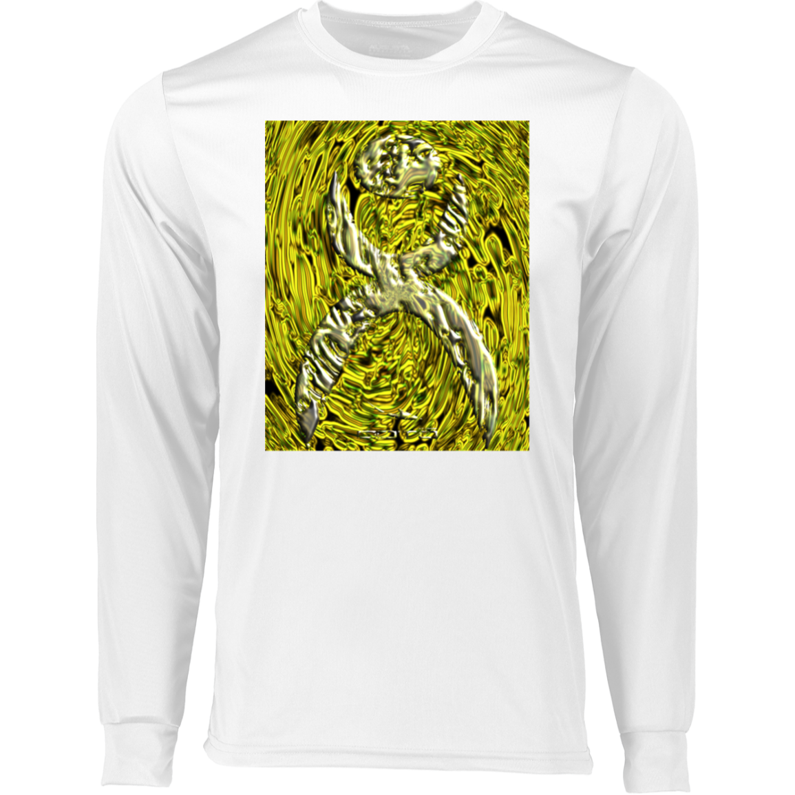 GLYPHIC EN YELLOWED MESS HALTED PHASE X 2 - W YMB 788 Long Sleeve Moisture-Wicking Tee - 4 COLORS -