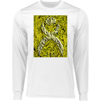 Thumbnail for GLYPHIC EN YELLOWED MESS HALTED PHASE X 2 - W YMB 788 Long Sleeve Moisture-Wicking Tee - 4 COLORS -