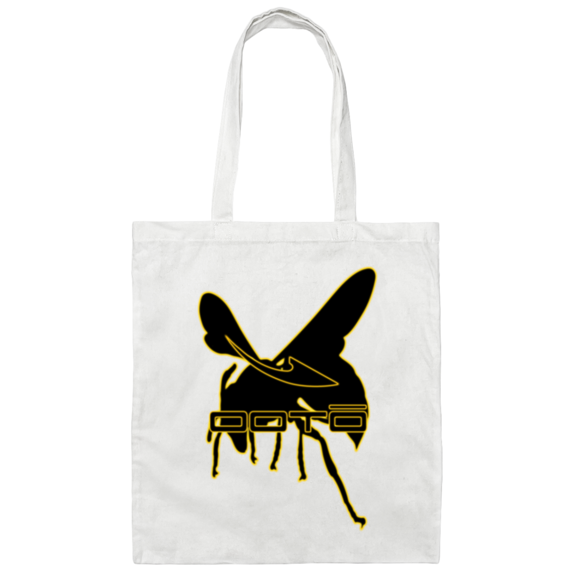 OOTO - DASH AND HORNET BLACK - BE007 Canvas Tote Bag - 7 COLORS -