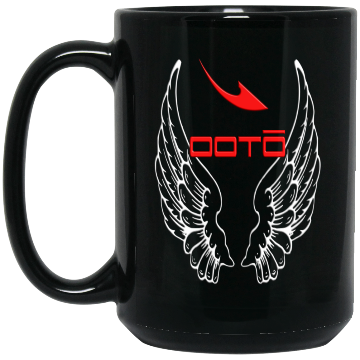 OOTO - WINGED BSG - BM15OZ 15oz Black Mug - 1 COLOR -