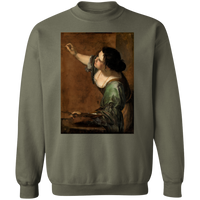 Thumbnail for ARTEMISIA GENTILESCHI - CIRCA 1638-1639 - Self Portrait as the Allegory of Painting - G180 Crewneck Pullover Sweatshirt - 4 COLORS -