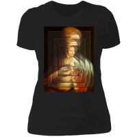 Thumbnail for LEONARDO DAVINCI Lady with an Ermine / CIRCA 1490 X OOTO - NL3900 Ladies' Boyfriend T-Shirt - 1 COLOR -