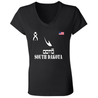 Thumbnail for OOTO - SOUTH DAKOTA - B6005 Ladies' Jersey V-Neck T-Shirt - 6 COLORS -