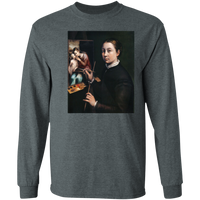 Thumbnail for SOFONISBA ANGUISSOLA - SELF PORTRAIT AT THE EASEL - ca.1556-1565 - LANCUT CASTLE / POLAND - G240 LS Ultra Cotton T-Shirt - 7 COLORS -