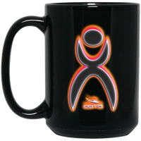 Thumbnail for OOTO - GLYPHICA AUR - BM15OZ 15 oz. Black Mug - 1 COLOR -