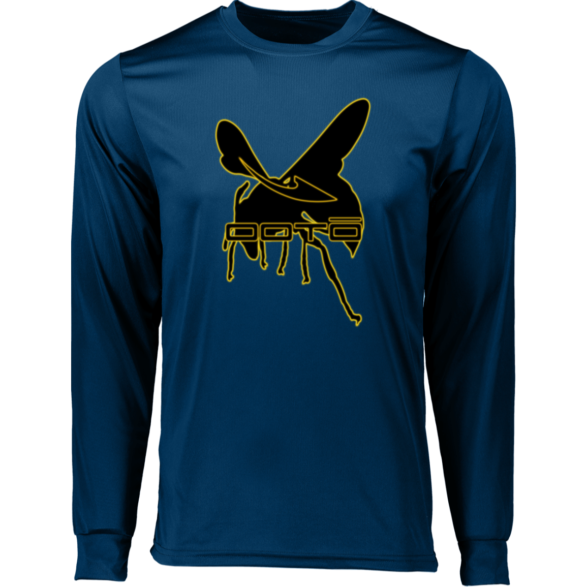 DASH AND HORNET BLACK - 788 Long Sleeve Moisture-Wicking Tee - 6 COLORS -