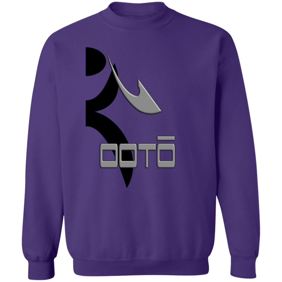 OOTO - HALF GLYPHIC GRAY DASH - G180 Crewneck Pullover Sweatshirt - 9 COLORS -