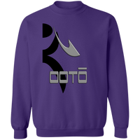 Thumbnail for OOTO - HALF GLYPHIC GRAY DASH - G180 Crewneck Pullover Sweatshirt - 9 COLORS -