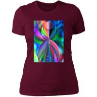 Thumbnail for GLYPHIC EN GLASS PRISMATIC - NL3900 Ladies' Boyfriend T-Shirt - 10 COLORS -