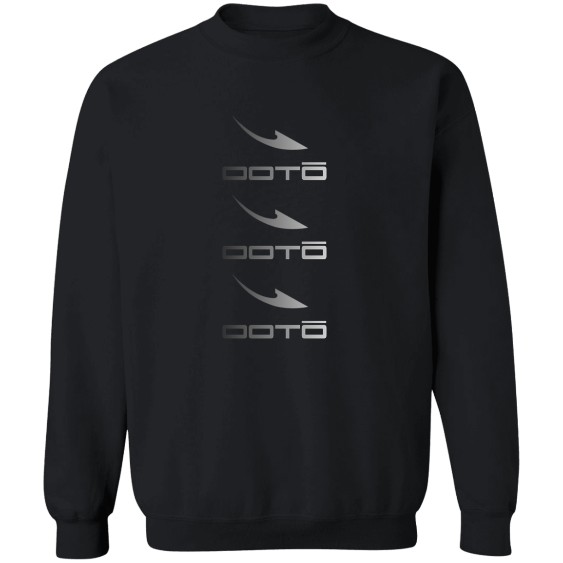 OOTO - DASHES EN TRI COLOR X 3 GO G180 Crewneck Pullover Sweatshirt - 5 COLORS -