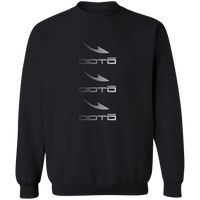 Thumbnail for OOTO - DASHES EN TRI COLOR X 3 GO G180 Crewneck Pullover Sweatshirt - 5 COLORS -