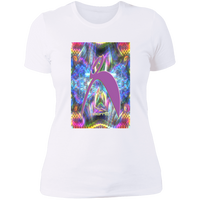 Thumbnail for GLYPHIC BIG STEPPIN OVER PLASMATIC NEON - NL3900 Ladies' Boyfriend T-Shirt - 10 COLORS -