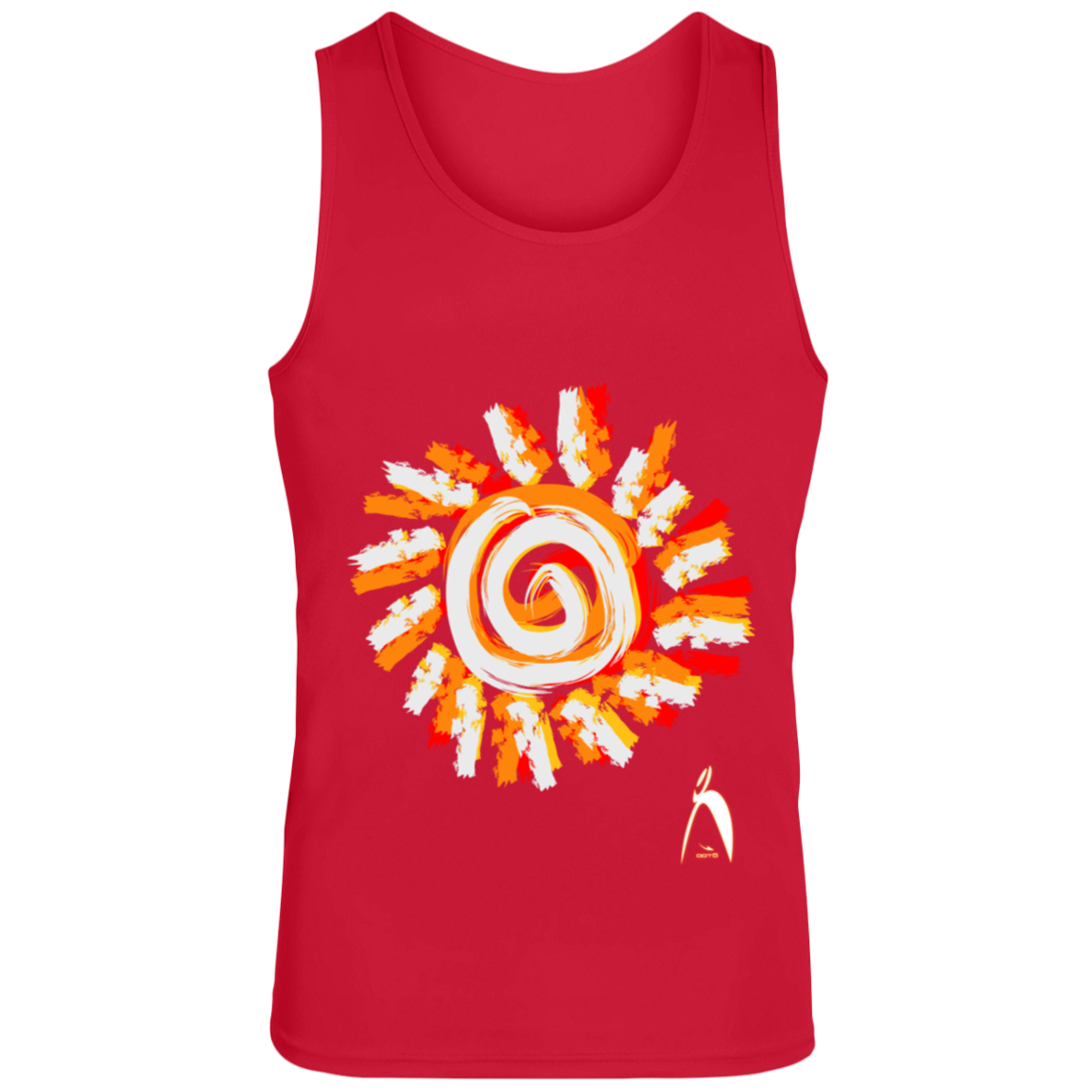 PAINTED SUN WITH BIG STEPPIN GLYPHIC - CLOSEOUT - 703 Moisture-Wicking Training Tank - 5 COLORS -