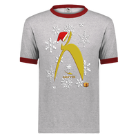 Thumbnail for OOTO - BIG STEPPIN GLYPHIC SANTA - 710 Augusta Unisex Ringer Tee - 4 COLORS -