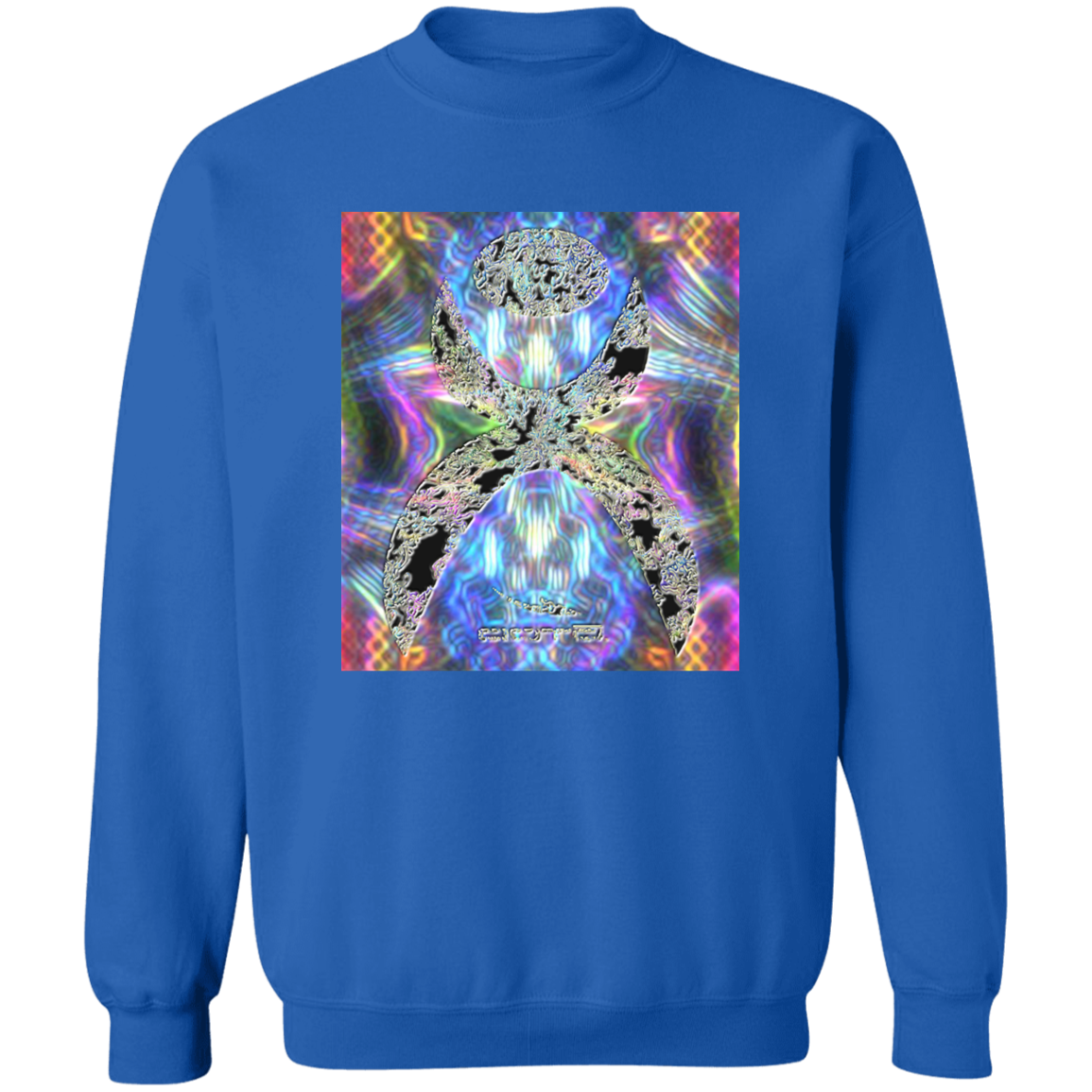 OOTO - GLYPHIC EN HALTED PHASE PLASMATIC NEON - G180 Crewneck Pullover Sweatshirt - 10 COLORS -