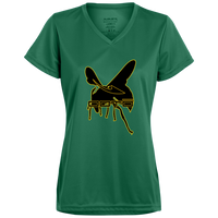 Thumbnail for DASH AND HORNET BLACK - 1790 Ladies’ Moisture-Wicking V-Neck Tee - 7 COLORS -