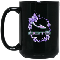 Thumbnail for OOTO - DASH EN FLORAL WREATH - BM15OZ 15 oz. Black Mug - 1 COLOR -