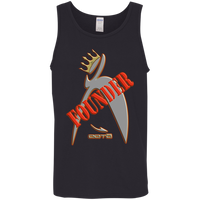 Thumbnail for ITEM 4.) FOUNDER - CROWNED BIG STEPPIN GLYPHIC - G520 Cotton Tank Top 5.3 oz. - Men XS THRU 3XL - 1 COLOR -