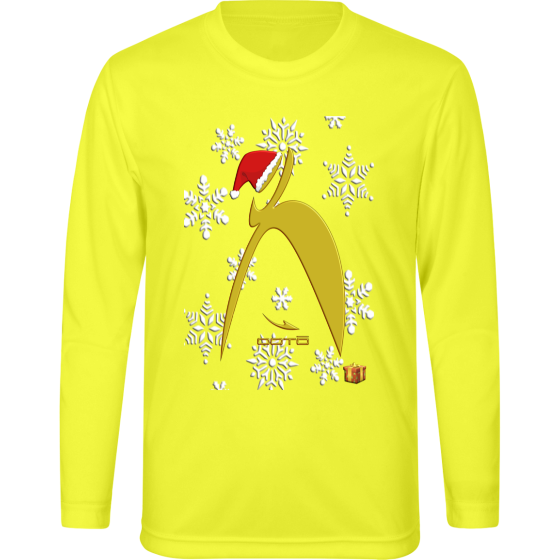 OOTO - BIG STEPPIN GLYPHIC SANTA - TT11YL Team 365 Kids Zone Long Sleeve Tee - 5 COLORS -