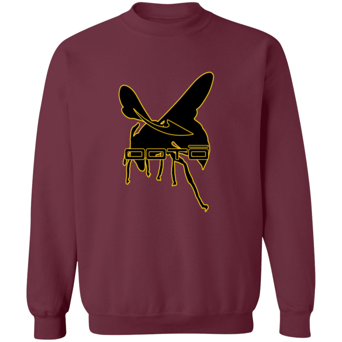 OOTO - DASH AND HORNET BLACK G180 Crewneck Pullover Sweatshirt - 7 COLORS -