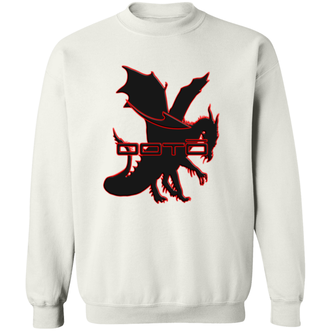 OOTO - DASH AND DRAGON G180 Crewneck Pullover Sweatshirt - 2 COLORS -